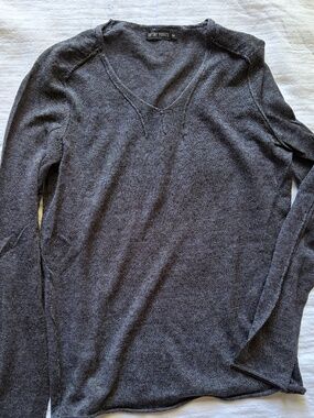 Antony Morato top for men, Linen and Nylon, Made in Milan, Italy, Navy color